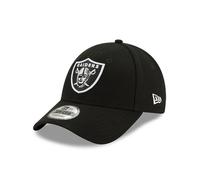 Gorra de liga ajustable New Era 940 ~ Oakland Raiders Team negro blanco
