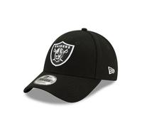 Gorra de liga ajustable New Era 940 ~ Oakland Raiders Team negro blanco
