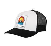 Gorra de malla Cap Iriedaily Stonefinger negra blanca