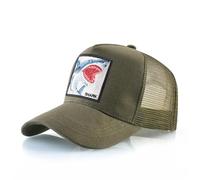 Gorra de Malla Deportiva Tiburón, Gorra de Béisbol con Bordados de Animales, Gorra de Pato con Parches para Hombre y Mujer (GN,L)