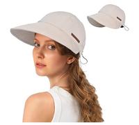 Gorra de mujer de verano con estilo de ala ancha gorra de running para mujer de béisbol casual Bobs gorras, gorras y sombreros ligeros transpirable sombrero sol cola de caballo sombrero anti UV verano
