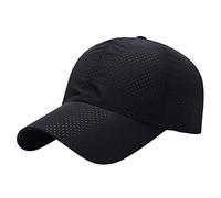 Gorra de papá para hombres y mujeres, gorra de camionero de algodón ajustable de perfil bajo, gorras Armadillo Hat Co, Negro, Talla única