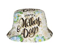 Gorra De Pesca Feliz Día De La Madre Comodidad Gorro Pescador Cálidos Bucket Hat para Surf Verano Cabezas Grandes