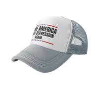 Gorra De Pesca Hagamos Que Estados Unidos Vuelva A Ser Una Gran Depresión Retro Sombrero para El Sol Moda Casual Sombrero para Unisex Running Cumpleaños