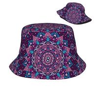 Gorra De Pesca Mandala Oriental Unisex Sombrero De Cubo Cálidos Gorro Pescador para Verano Cabezas Grandes El Tiempo Libre