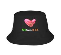 Gorra de Pescador al Aire Libre Unisex Fontaines D C Tour 2025 para Sombreros de Caza Casual Unisex con Protector Solar Gorra Personalizada de Plegado Suave Sombrero de cumpleaños