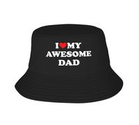 Gorra De Pescador Amo A Mi Increíble Papá. Bucket Sombrero Verano | Gorra De Pescador Ligero Unisex Buckets Hat Para Senderismo Deportes Viajes Sombrero Sol