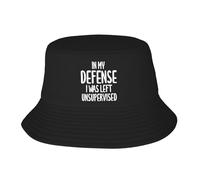 Gorra De Pescador Mi Defensa: Me Dejaron Bucket Sombrero Verano | Gorra De Pescador Transpirable Ligero Beach Bucket Hat Para Deportes Playa Viajes Buckets Hat