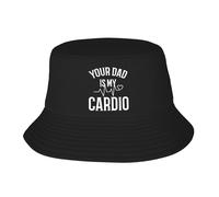 Gorra De Pescador Tu Papá Es Mi Cardio Bucket Sombrero Verano | Gorra De Pescador Ligero Plegable Sombrero Sol Para Viajes Playa Deportes Buckets Hat