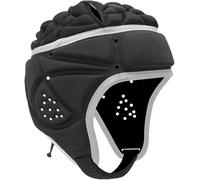 Gorra de rugby Scrum de cobertura completa, transpirable, ligera, acolchada, para jóvenes, niños, adultos, fútbol, patinaje (negro)