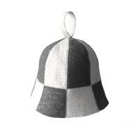 Gorra de sauna para hombre con diseño piloto EleFor Ments y composición de fieltro 100% para gestión térmica funcional para mentalidad (D)