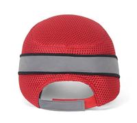 Gorra de seguridad estilo béisbol, casco duro de seguridad con inserto de tope, protección de cabeza de malla transpirable para golf, béisbol, ciclismo, hombres y mujeres, 26 x 18,5 x 11 cm