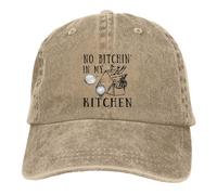 Gorra De Sol Papá Chef Divertido No Hay Quejas En Mi Cocina Oion Driver Caps Retro Gorra De Béisbol Deportiva Estilo Streetwear Snapback Cap For Travel Golf Tennis 55-59Cm