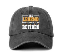 Gorra De Sol Papá La Leyenda Se Ha Retirado Oficialmente Canvas Cap Unisex Trucker Hat Moda Gorra De Béisbol Deportiva For Tennis Caza Golf 55-59Cm