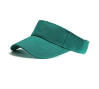 Gorra de sol para niños de 4 a 10 años, gorra de verano para deportes de playa, gorra ajustable para golf, tenis, visera solar, verde, Talla única