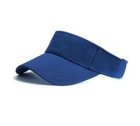 Gorra de sol para niños de 4 a 10 años, gorra de verano para deportes de playa, gorra ajustable para golf, tenis, visera solar, azul, Talla única