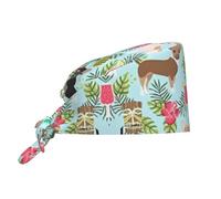 Gorra de trabajo ajustable con estampado de piña de perro chihuahua, transpirable, adecuada para su uso en deportes de trabajo y otros lugares, color negro