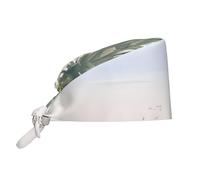 Gorra de trabajo ajustable con estampado de piña, transpirable, adecuada para su uso en deportes de trabajo y otros lugares, color negro