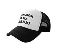 Gorra De Trabajo Tu Mamá Es Mi Cardio Ajustable Gorra Viseras Unisex Sombrero para Invierno Deportiva Verano