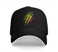Gorra de Verano Visera Solar León de Judah King Rasta Reggae Jamaica Raíces Hip Hop Rasta Diseño de Sombreros con Pico