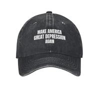Gorra De Visera Hagamos Que Estados Unidos Vuelva A Ser Una Gran Depresión Secado Rápido Aire Libre Cap Informal Sombrero Verano para Unisex Hombre Cumpleaños