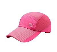Gorra de visera inglesa para hombre, gorra de trabajo, monocolor, protección solar, gorra de béisbol, montañismo, gorra de verano, gorra de visera para niño orgánico, Rosa intenso., Talla única