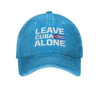 Gorra Dejen a Cuba en Paz Anti 47 Protesta No a la Guerra Gorra Retro de Algodón