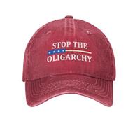 Gorra Deportiva Detener La Oligarquía Gorra Beisbol Casuales Transpirable Sombrero para Hombre Mujer Senderismo