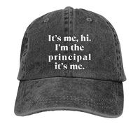 Gorra Deportiva,Hola Soy yo, Soy el Director, Soy yo, Profesor Gracioso. Sombrero de Béisbol Adjustable,Unisex Trucker Gorra para Caza Deportes Running