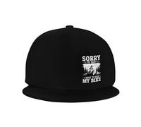 Gorra Deportiva,Lo Siento, Estoy Ocupado. Tengo Que Andar en Bicicleta. Visera Sombrero Adjustable,Unisex Gorra de Deportes para Running Golf Verano
