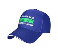 Gorra Deportiva No Me Agradas, Vete A La Mierda, Problema Resuelto Gorra De Visera Transpirable Sombrero Moda para Golf Unisex Exteriores