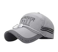 Gorra deportiva reflectante para hombre A Running Dry 360 The Hat for Quick Flashback Gorras de béisbol 6 mm Pro Shop, gris, Talla única