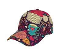 Gorra Deportiva Unisex Ajustable con ala Curvada Gorra de béisbol 3D Sweet Love in Paris Gorra de Tenis Sombreros papá Gorra de Camionero para jóvenes, niños, Mujeres, Hombres, Negro