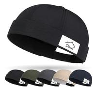 Gorra Docker Hombre Hat Mujer Sombrero para Hombre Talla única Gorros Original para Hombre Verano sin Brillo Gorro de Marinero sin Paraguas Enrollado Sombrero Unisex