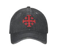 Gorra El Sol Cruz De Jerusalén Ajustable Gorra Viseras Moda Al Aire Libre Cap para Invierno Mujeres Hombre