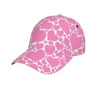 Gorra El Sol Lindos Corazones Rosas para El Día del Amor Protector UV Sol Motocicleta Gorra Ajustable Sombrero para Hombre Mujeres Deportiva