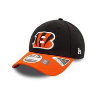Gorra elástica con broche de presión 9FORTY negra de los Cincinnati Bengals NFL