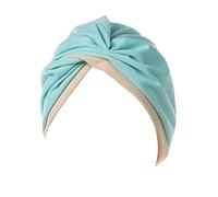Gorra elástica de color sólido para mujer, cómoda gorra grande con cuentas para mujer, conjunto de gorro de invierno para niña, verde, Altoa única