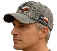 Gorra Estilo Truck Béisbol,Gorra Monumental Bordada y Desgastada | Sombrero de Béisbol 1836-1845,para Casa, Viajes, Eventos, Senderismo y Playa