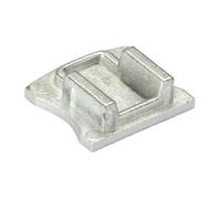 Gorra final de aluminio para sl15 led perfiles without cable hole - pl