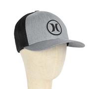 Gorra Flex Fit Hurley Oceanside Con Malla Trasera - Gris Jaspeado