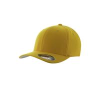 Flexfit 6277-Flexfit Wooly Combed Gorra de béisbol Unisex adulto, Dorado (gold), Youth