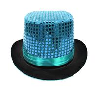Gorra genérica y adulto irlandés para mujeres irlandesas 4 St. Day Hat Wide Brim Hats Green Hat - Gorro de noche para cabello, azul celeste, Talla única