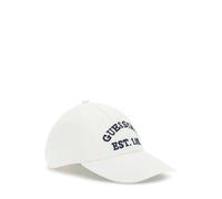 Gorra Guess Blanca Inscripción Logotivo AW5335COT-01-OFF