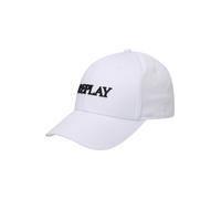 REPLAY AX4161.002.A0113, Gorra de béisbol de algodón para unisex adulto, Blanco (Optical White 001), Talla única