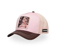 Gorra Hombre y Mujer, Gorra Trucker Dragon Ball, Ajustable mediante el Snapback, rosa claro, Talla única