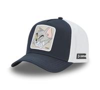 Gorra Hombre y Mujer, Gorra Trucker Tom & Jerry, Ajustable mediante el Snapback, azul marino / blanco, Talla única