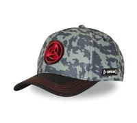 Gorra Hombre y Mujer, Naruto Shippuden, Béisbol, Negro/Verde/Rojo, Talla única