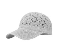 Gorra hueca transpirable pequeña a la moda versátil gorra de béisbol para mujer Tf2, beige, Talla única