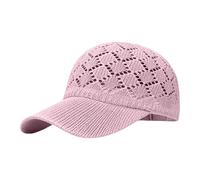 Gorra hueca transpirable pequeña a la moda versátil gorra de béisbol para mujer Tf2, rosa, Talla única